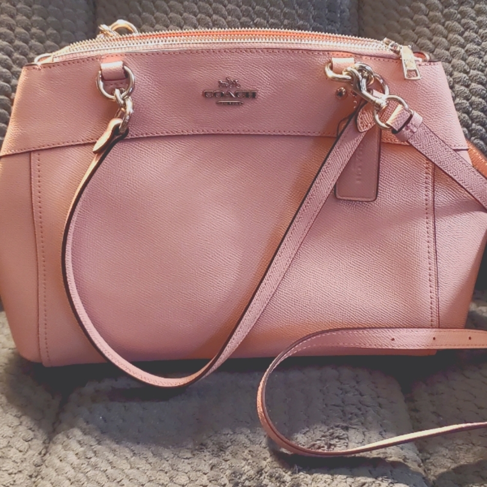 Coach Light Pink Powder Satchel and Crossbody, Excellent Condition